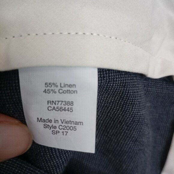 J.Crew Dress Pants Bedford Mens Slim Fit Navy W34 L32 - Picture 7 of 12